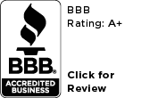 BBB A+ Rating. Click For Review